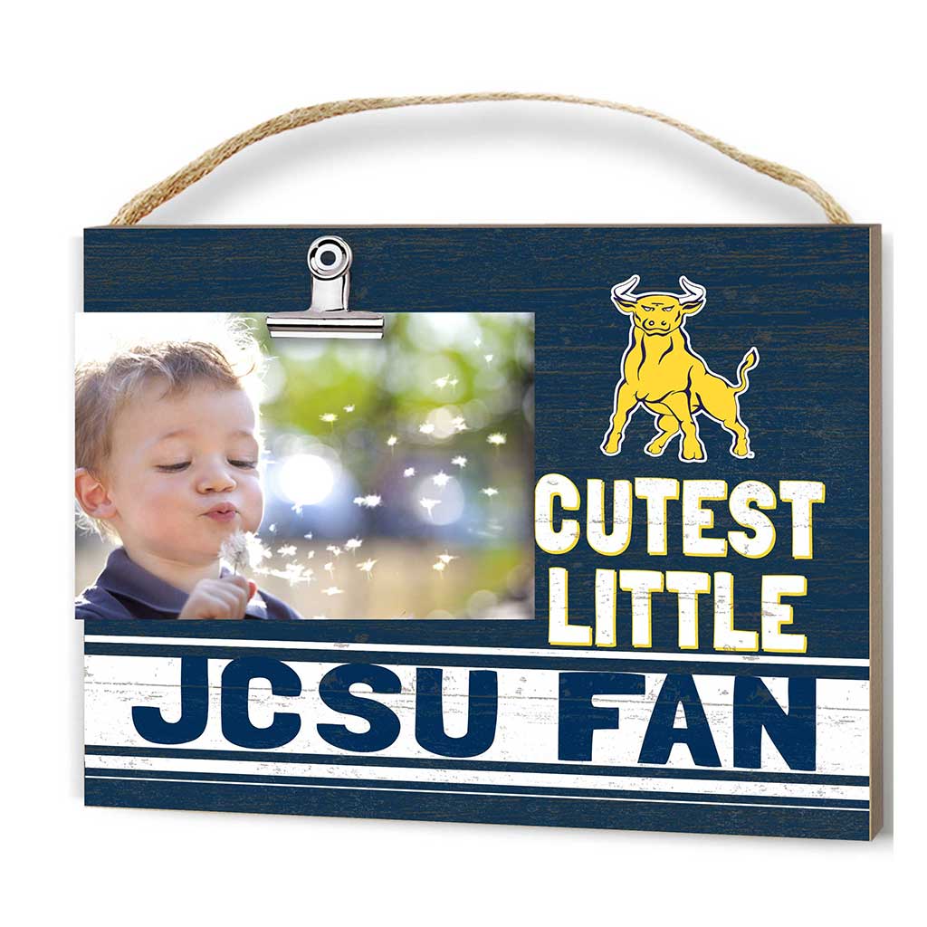 Cutest Little Team Logo Clip Photo Frame Johnson C. Smith University Golden Bulls