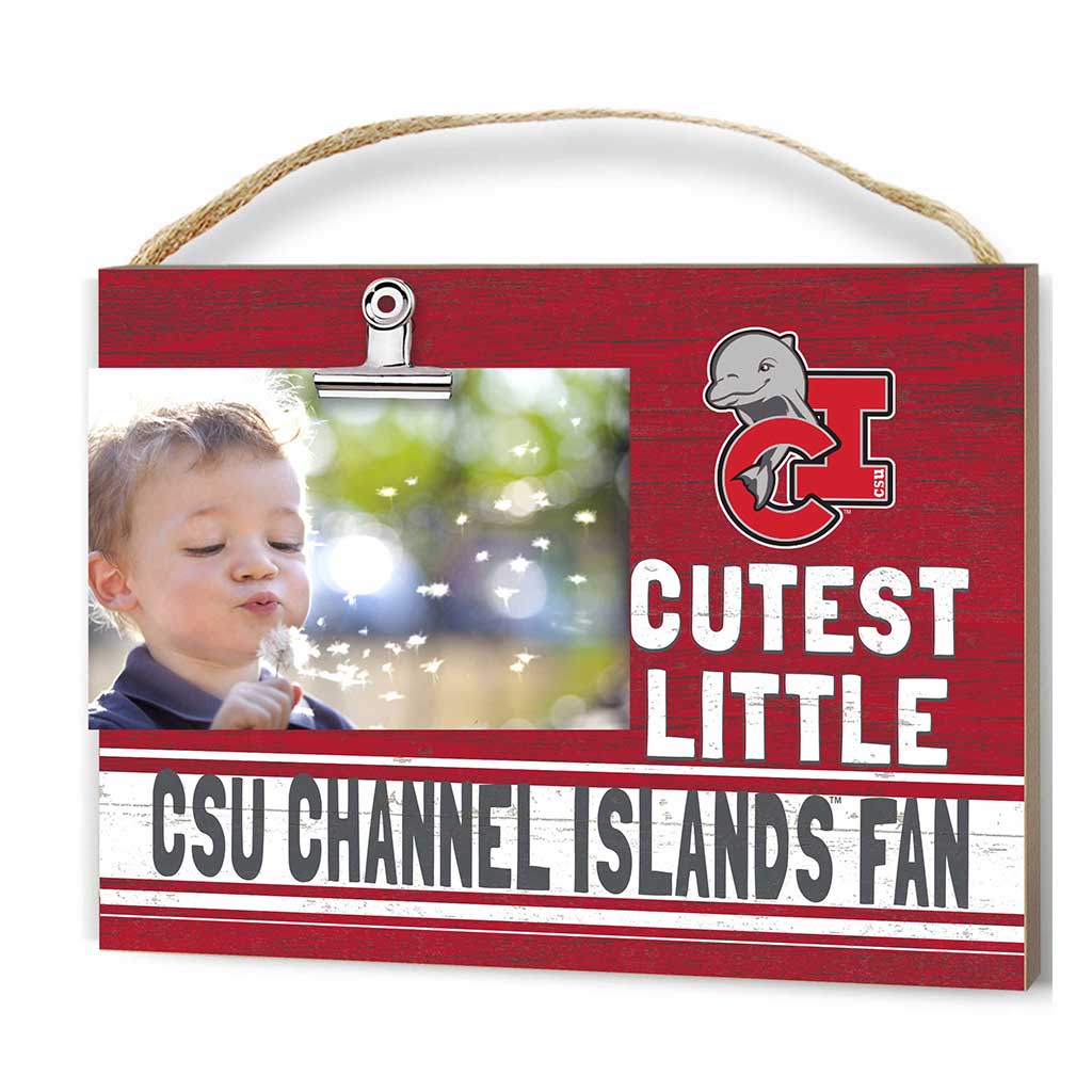 Cutest Little Team Logo Clip Photo Frame California State Channel Islands Dolphins