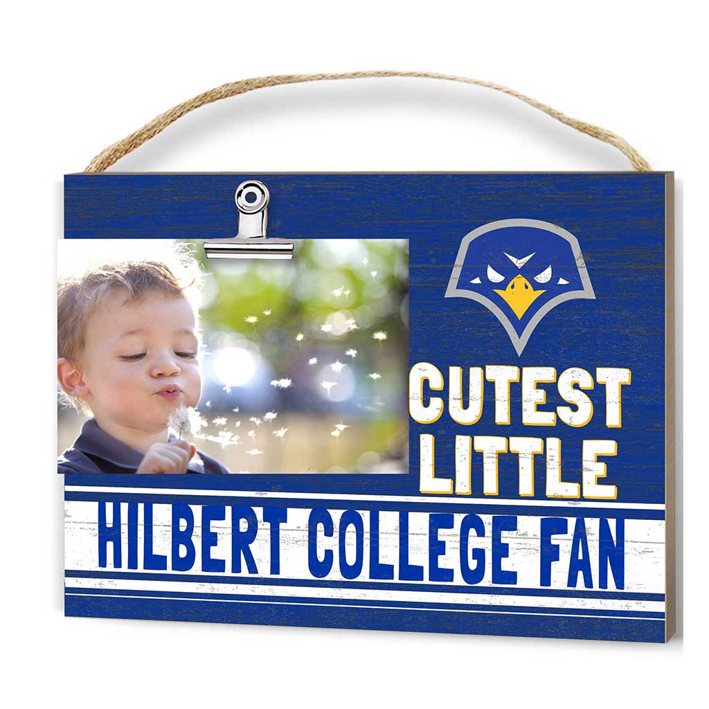 Cutest Little Team Logo Clip Photo Frame Hilbert College Hawks