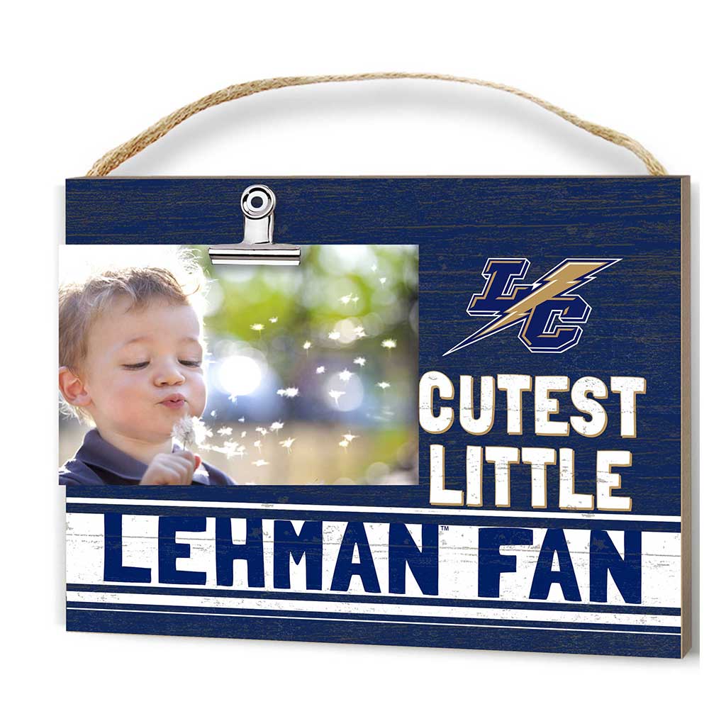 Cutest Little Team Logo Clip Photo Frame Lehman College Lightning