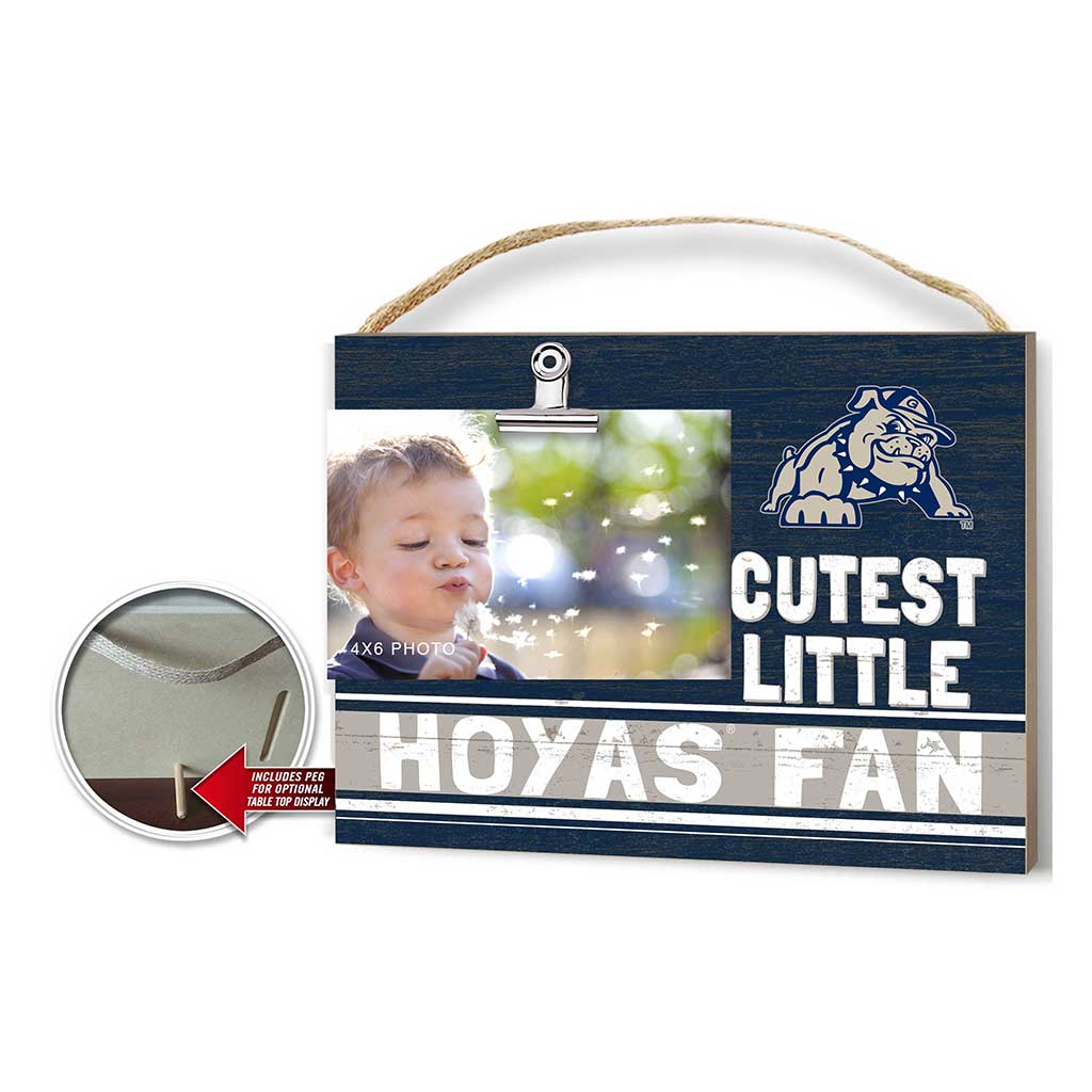 Cutest Little Team Logo Clip Photo Frame Georgetown Hoyas