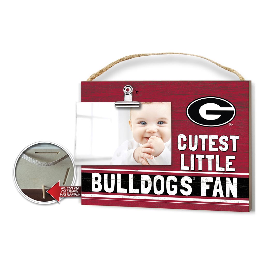 Cutest Little Team Logo Clip Photo Frame Georgia Bulldogs
