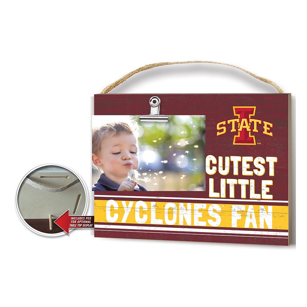 Cutest Little Team Logo Clip Photo Frame Iowa State Cyclones
