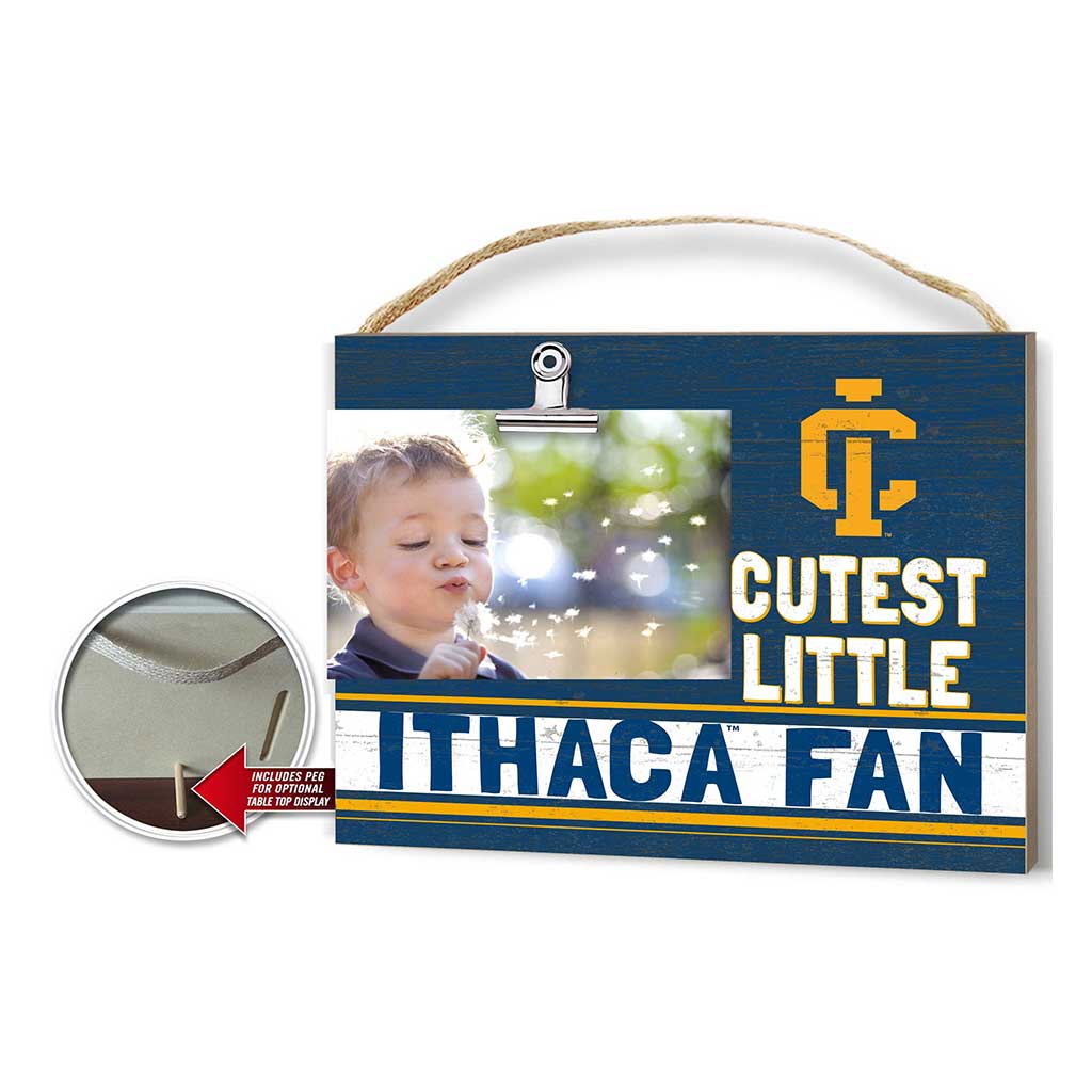 Cutest Little Team Logo Clip Photo Frame Ithaca College Bombers