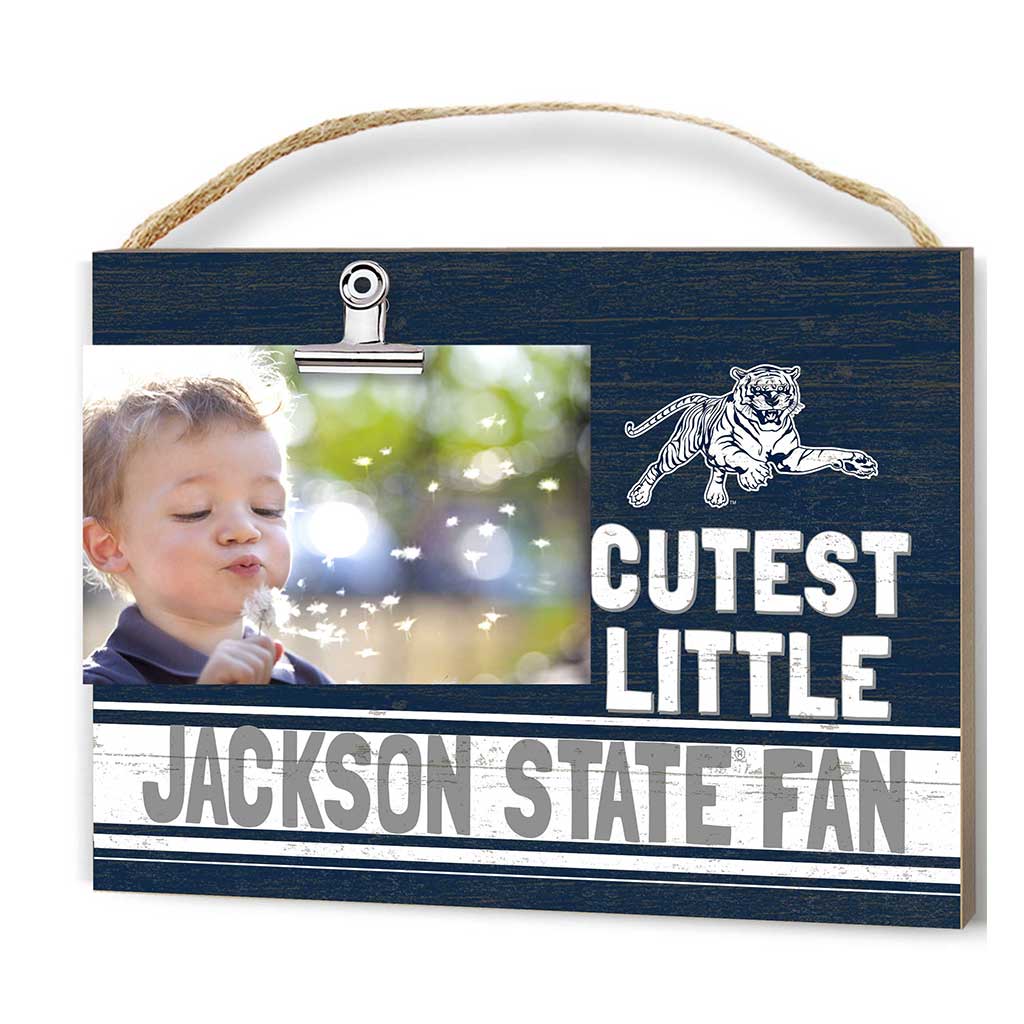 Cutest Little Team Logo Clip Photo Frame Jackson State Tigers