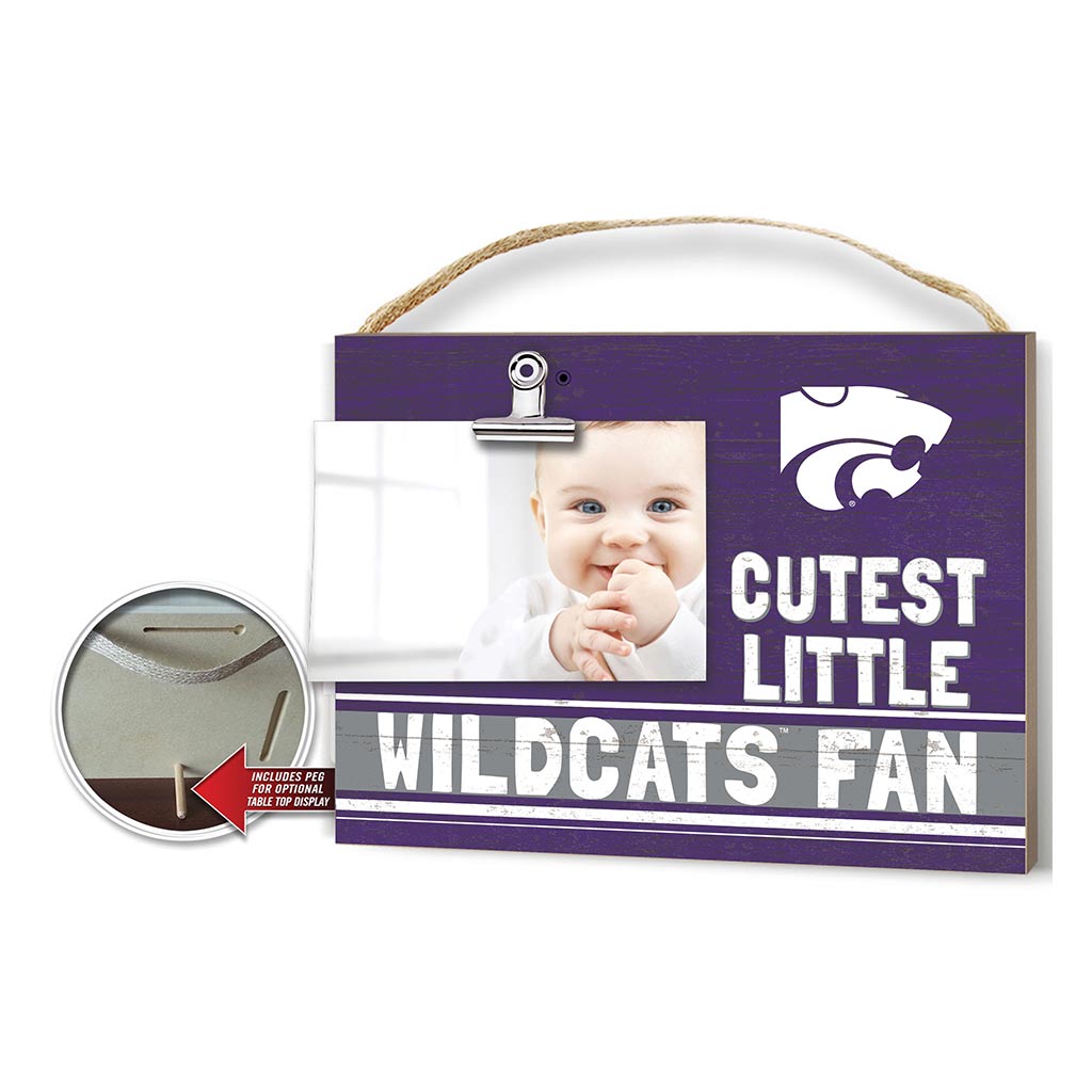 Cutest Little Team Logo Clip Photo Frame Kansas State Wildcats