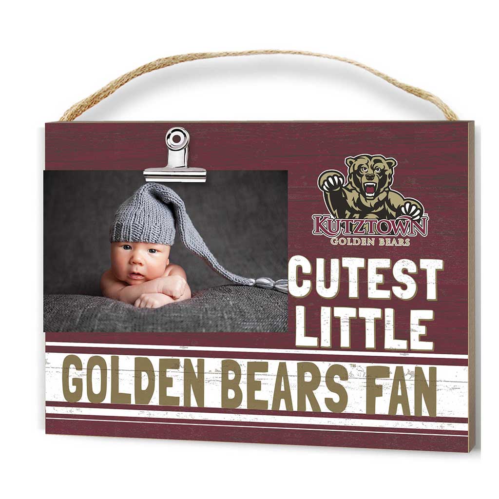 Cutest Little Team Logo Clip Photo Frame Kutztown Golden Bears