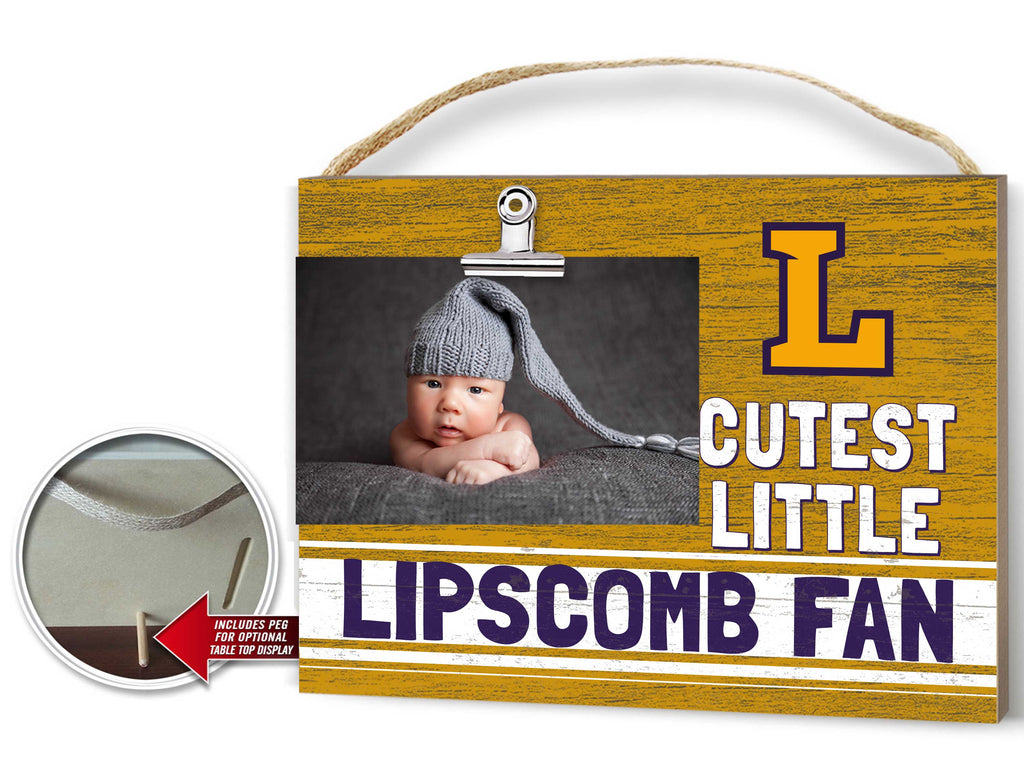 Cutest Little Team Logo Clip Photo Frame Lipscomb Bisons