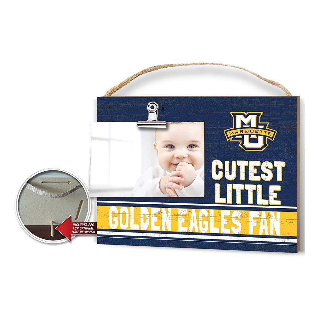 Cutest Little Team Logo Clip Photo Frame Marquette Golden Eagles