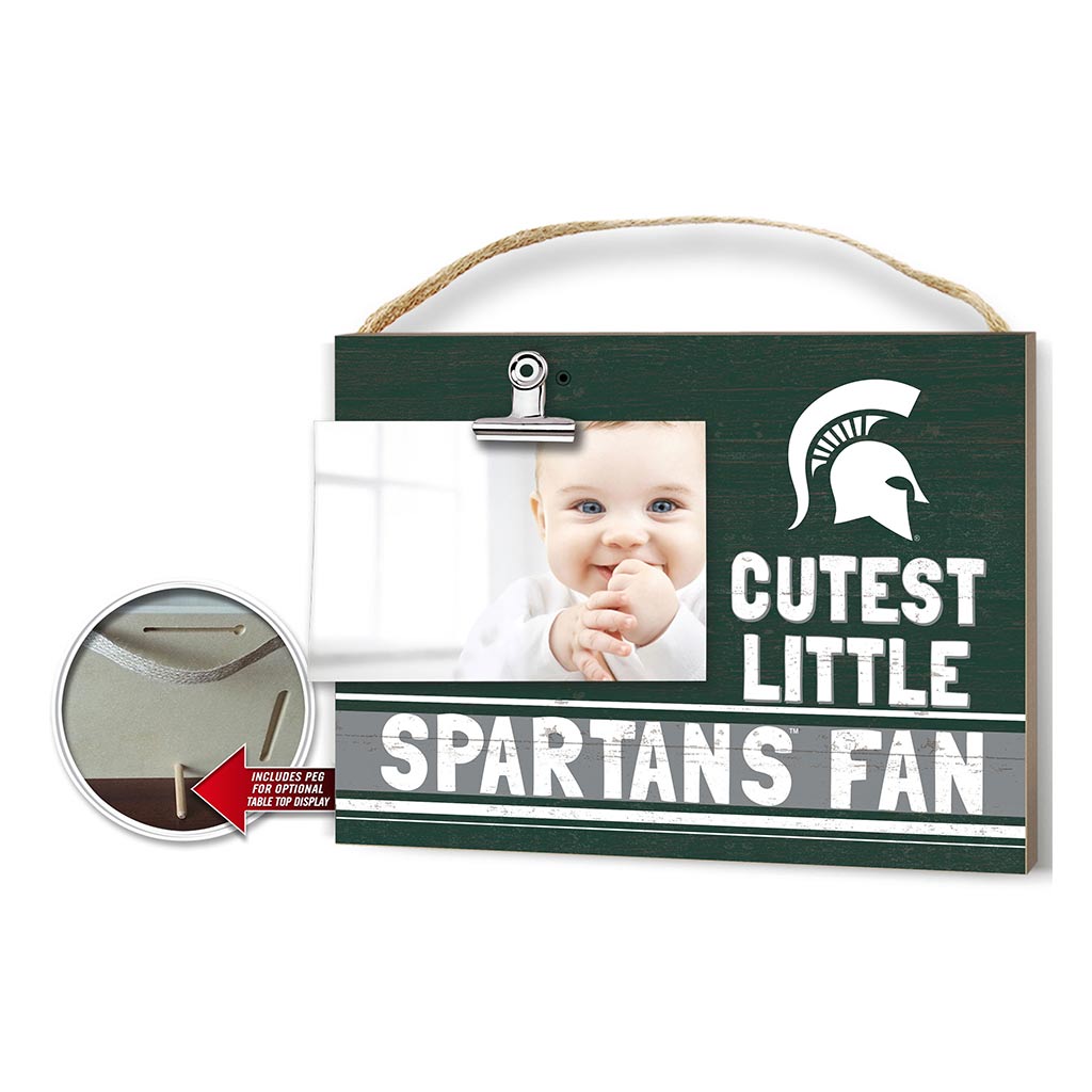 Cutest Little Team Logo Clip Photo Frame Michigan State Spartans