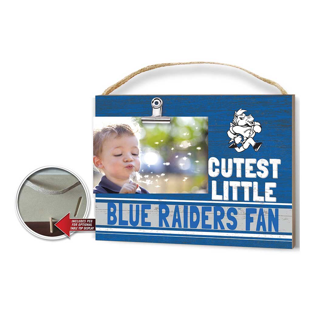 Cutest Little Team Logo Clip Photo Frame Middle Tennessee State