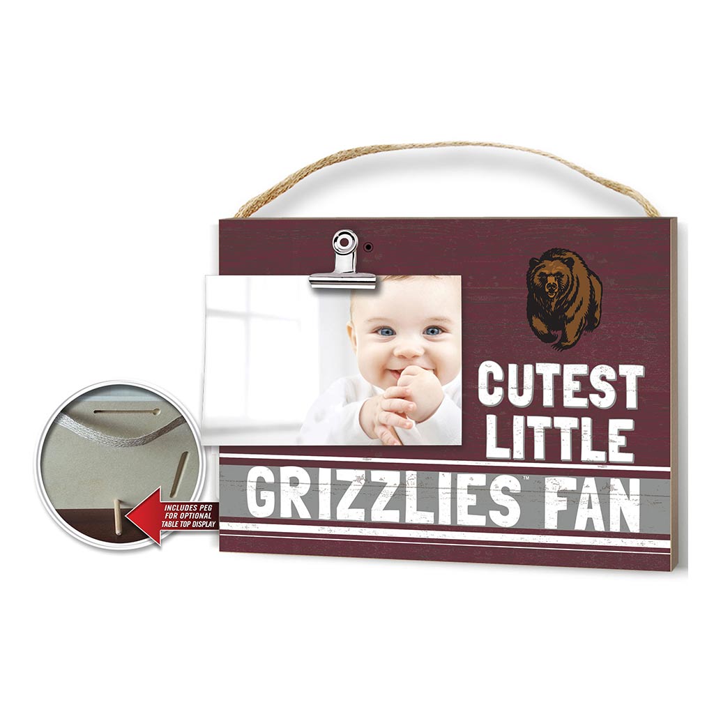 Cutest Little Team Logo Clip Photo Frame Montana Grizzlies