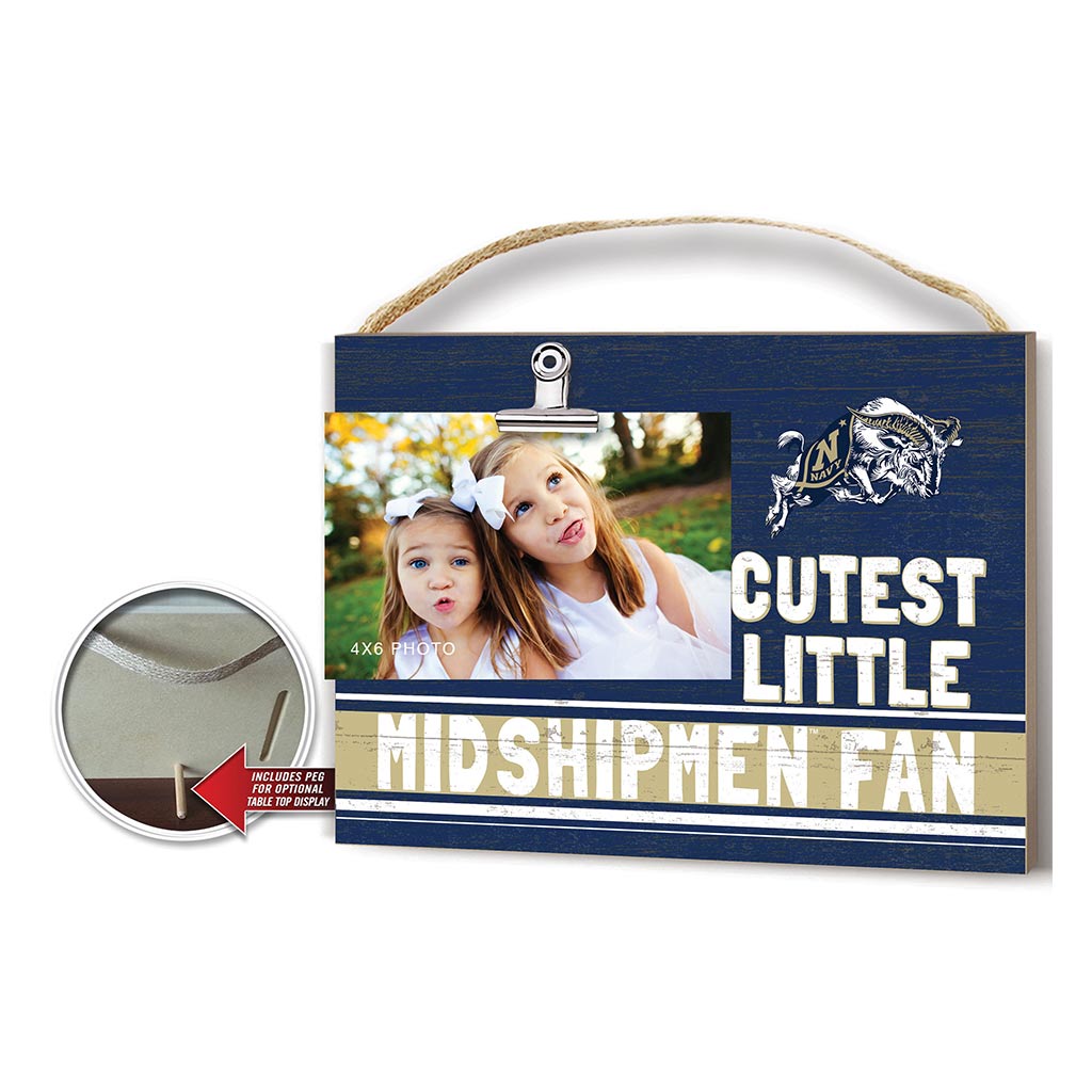 Cutest Little Team Logo Clip Photo Frame Naval Academy Midshipmen