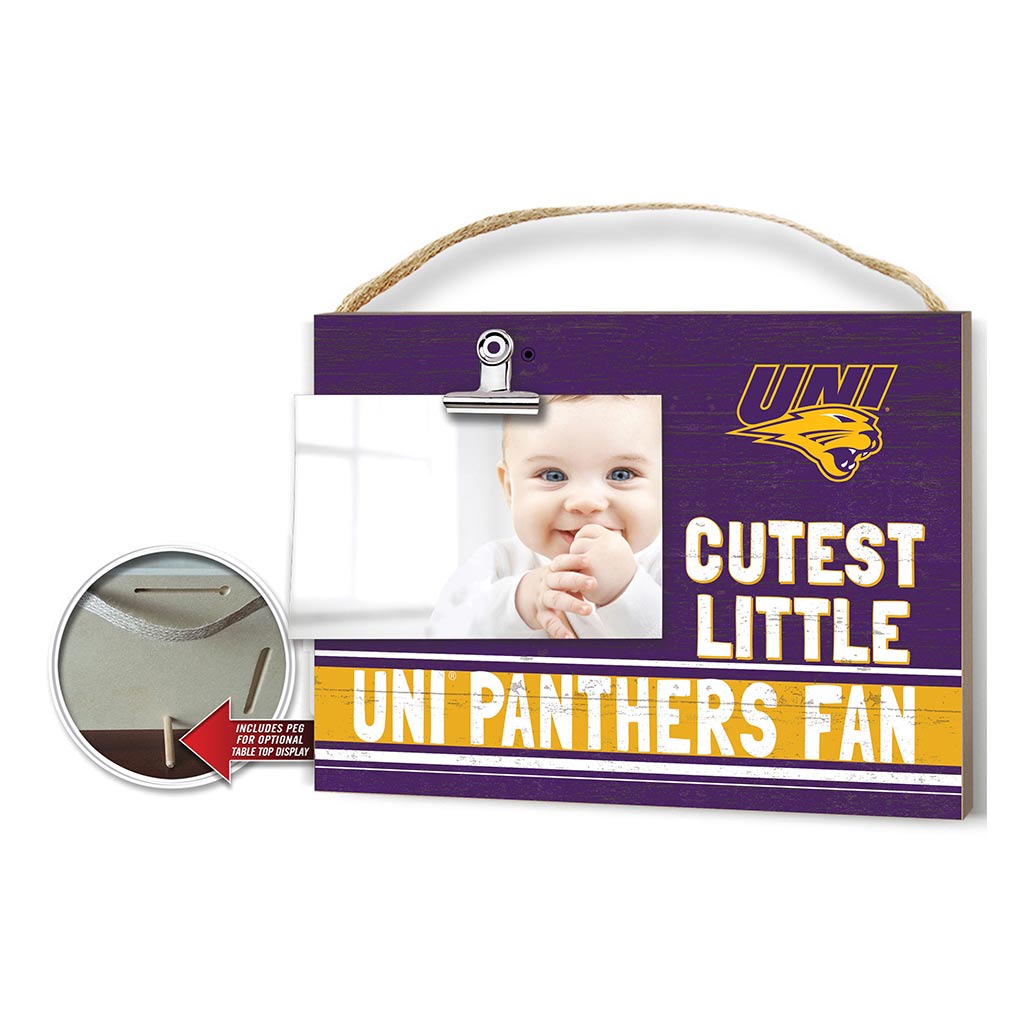 Cutest Little Team Logo Clip Photo Frame Northern Iowa Panthers