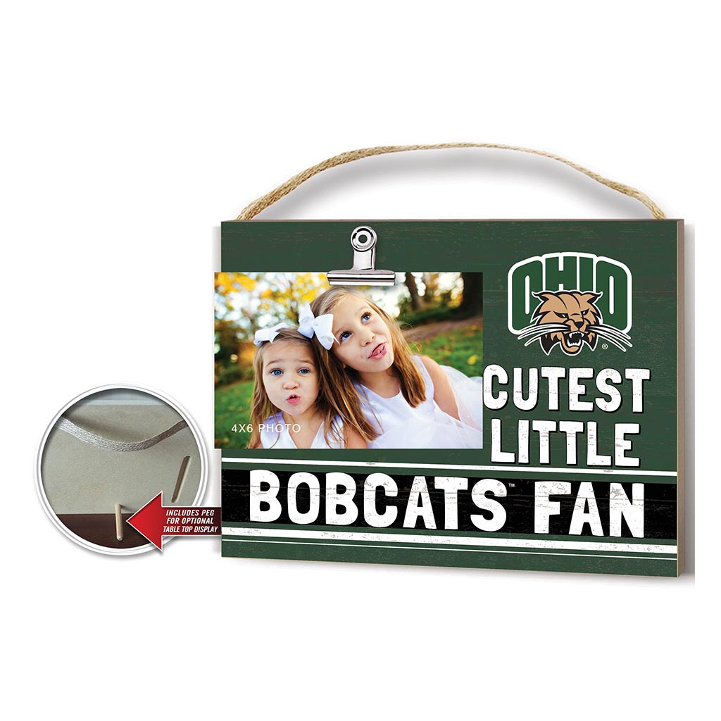 Cutest Little Team Logo Clip Photo Frame Ohio Univ Bobcats