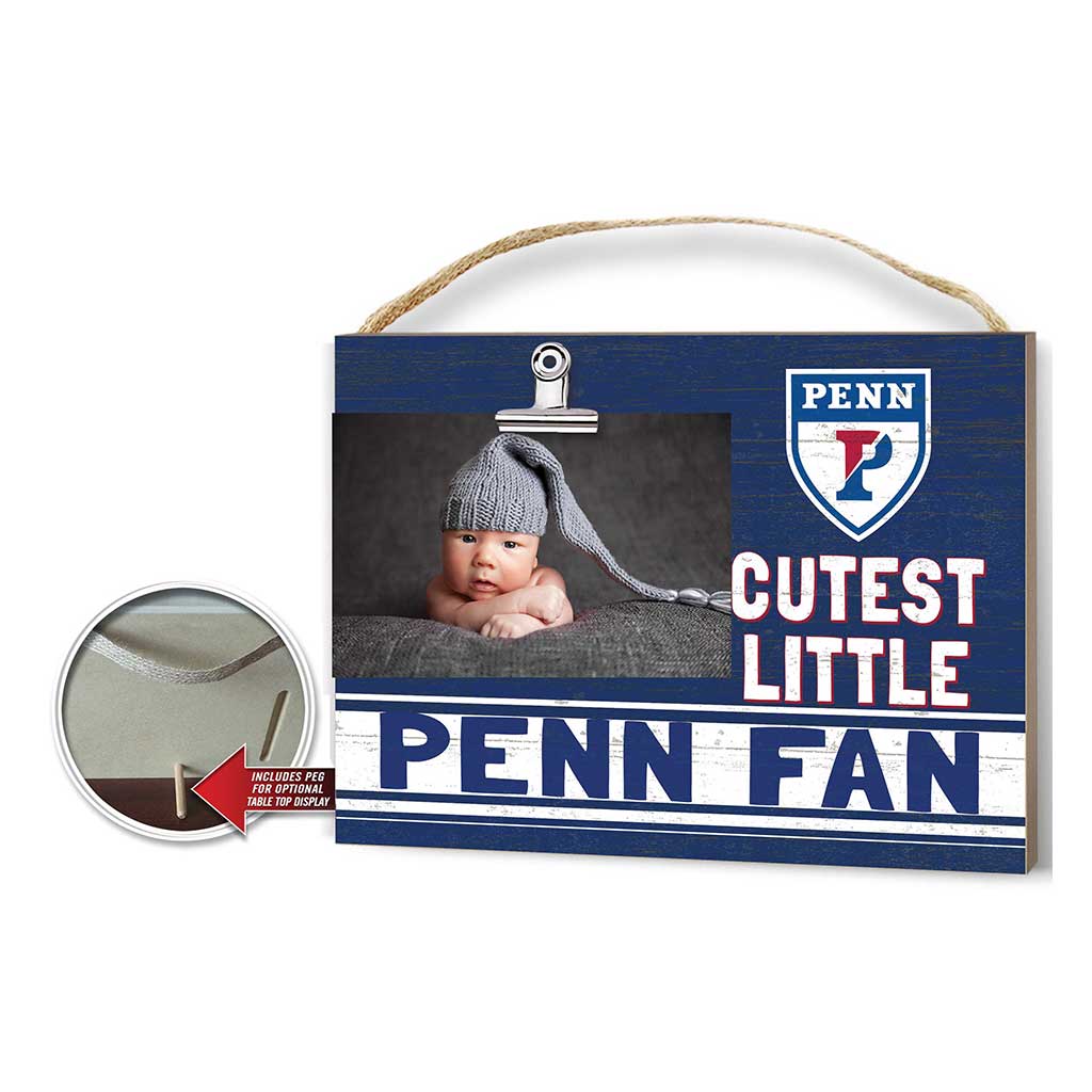 Cutest Little Team Logo Clip Photo Frame University of Pennsylvania Quakers