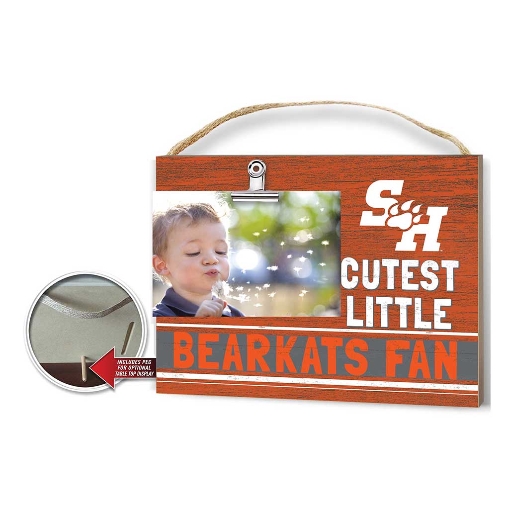 Cutest Little Team Logo Clip Photo Frame Sam Houston State Bearkats