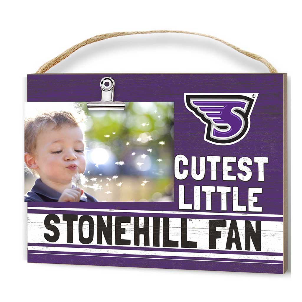 Cutest Little Team Logo Clip Photo Frame Stonehill College Skyhawks