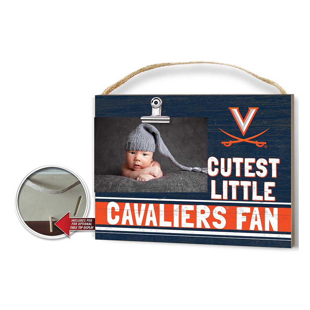 Cutest Little Team Logo Clip Photo Frame Virginia Cavaliers