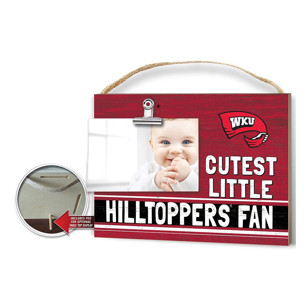 Cutest Little Team Logo Clip Photo Frame Western Kentucky Hilltoppers
