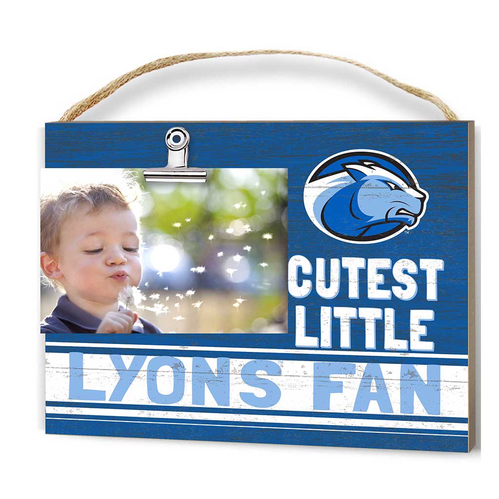 Cutest Little Team Logo Clip Photo Frame Wheaton College Lyons