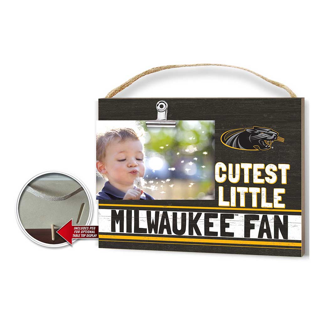 Cutest Little Team Logo Clip Photo Frame Wisconsin (Milwaukee) Panthers