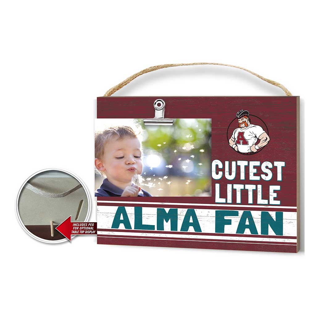 Cutest Little Team Logo Clip Photo Frame Alma College