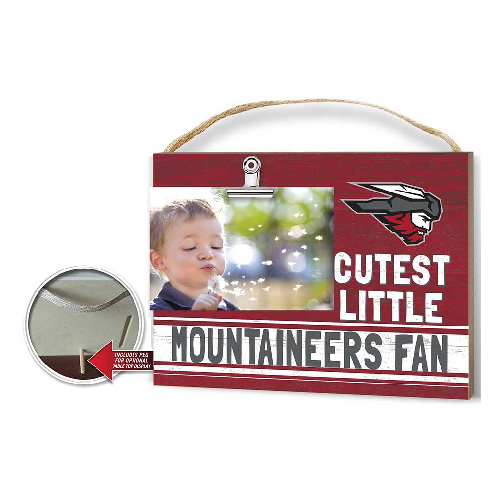 Cutest Little Team Logo Clip Photo Frame Western State Colorado University Mountaineers
