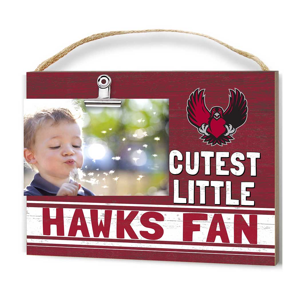 Cutest Little Team Logo Clip Photo Frame Indiana University of Pennsylvania Crimson Hawks