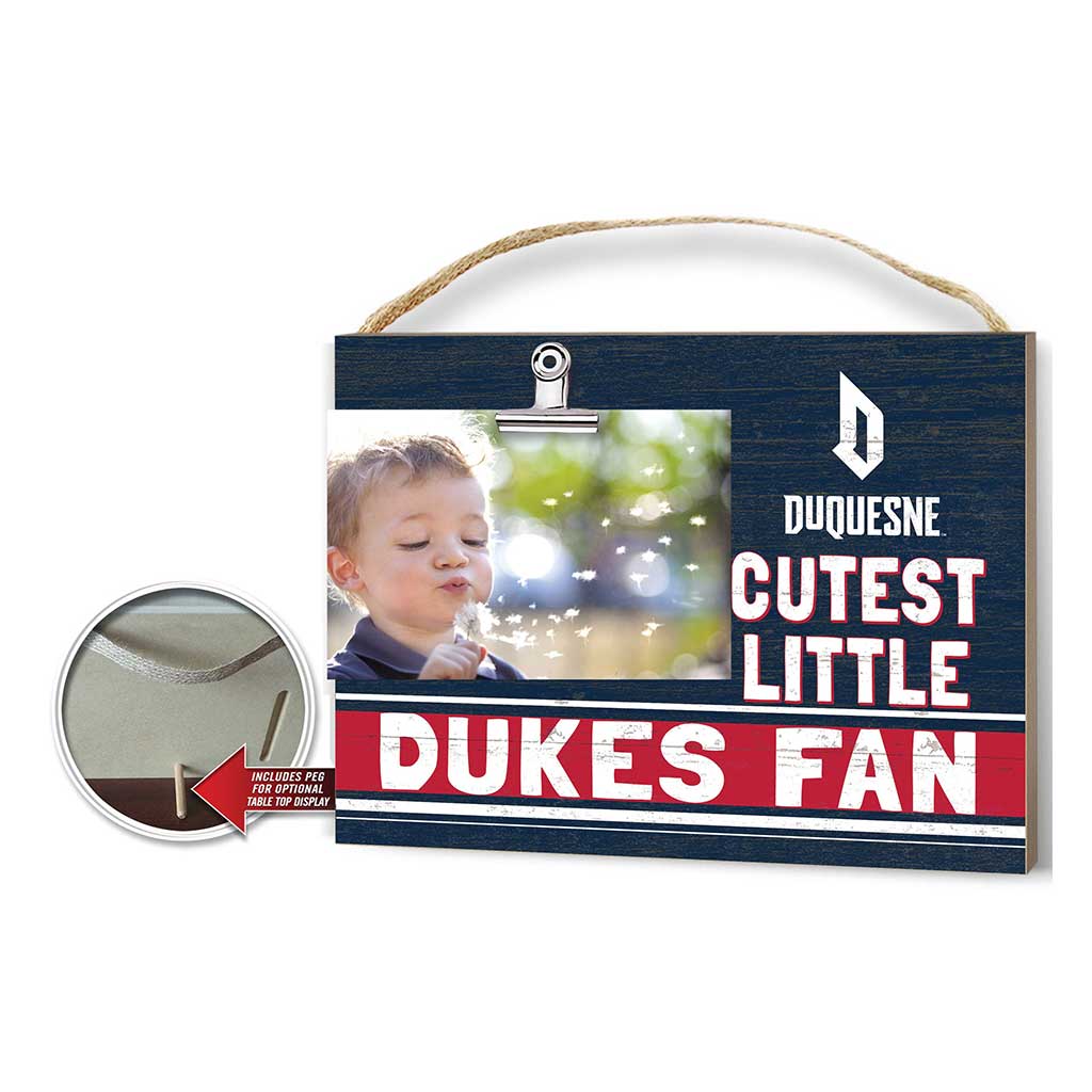 Cutest Little Team Logo Clip Photo Frame Duquesne Dukes