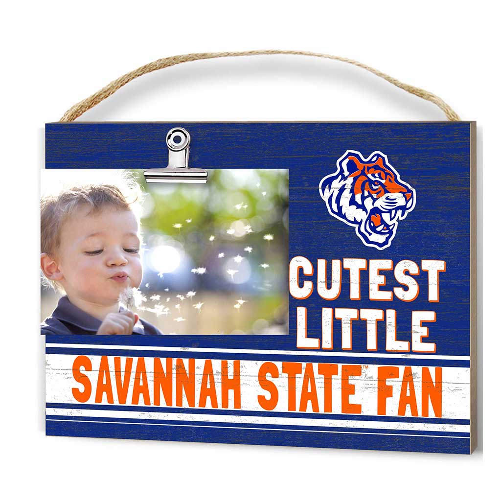 Cutest Little Team Logo Clip Photo Frame Savannah State Tigers