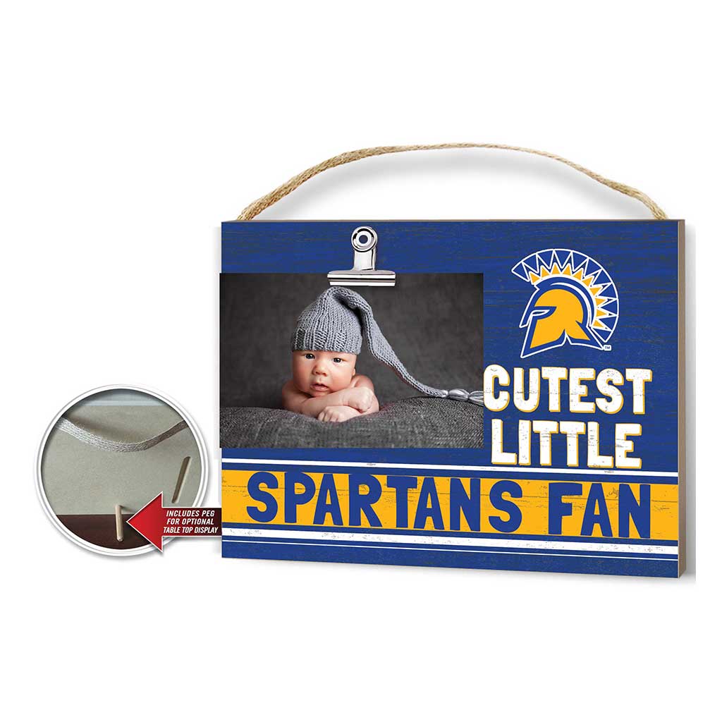 Cutest Little Team Logo Clip Photo Frame San Jose State Spartans