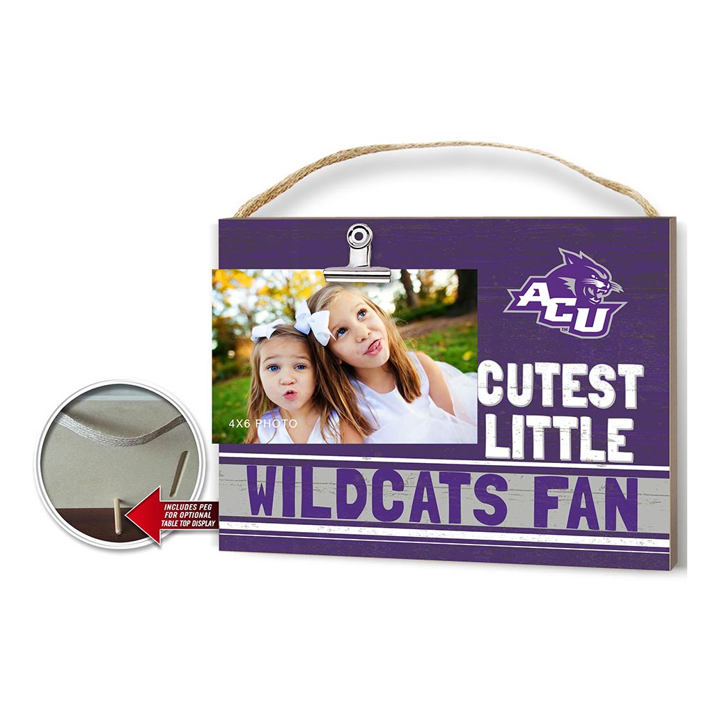 Cutest Little Team Logo Clip Photo Frame Abilene Christian Wildcats
