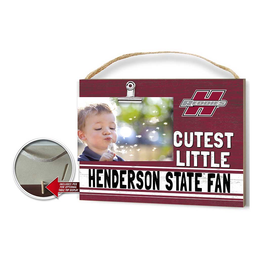 Cutest Little Team Logo Clip Photo Frame Henderson State University Reddies