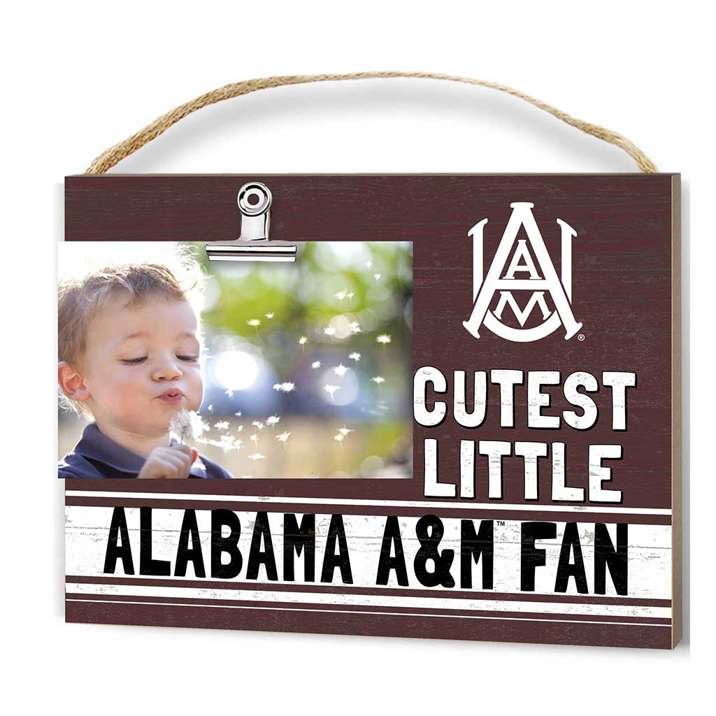 Cutest Little Team Logo Clip Photo Frame Alabama A&M Bulldogs