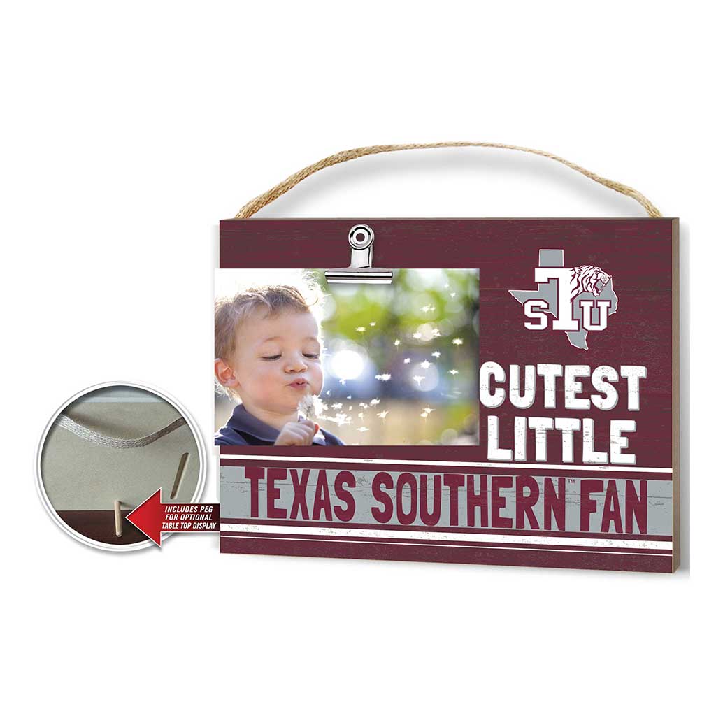 Cutest Little Team Logo Clip Photo Frame Texas Southern Tigers