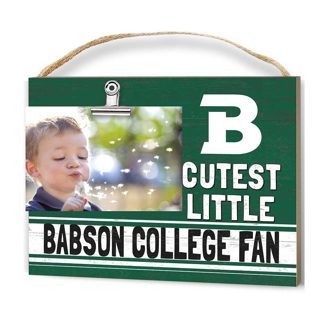 Cutest Little Team Logo Clip Photo Frame Babson College Beavers