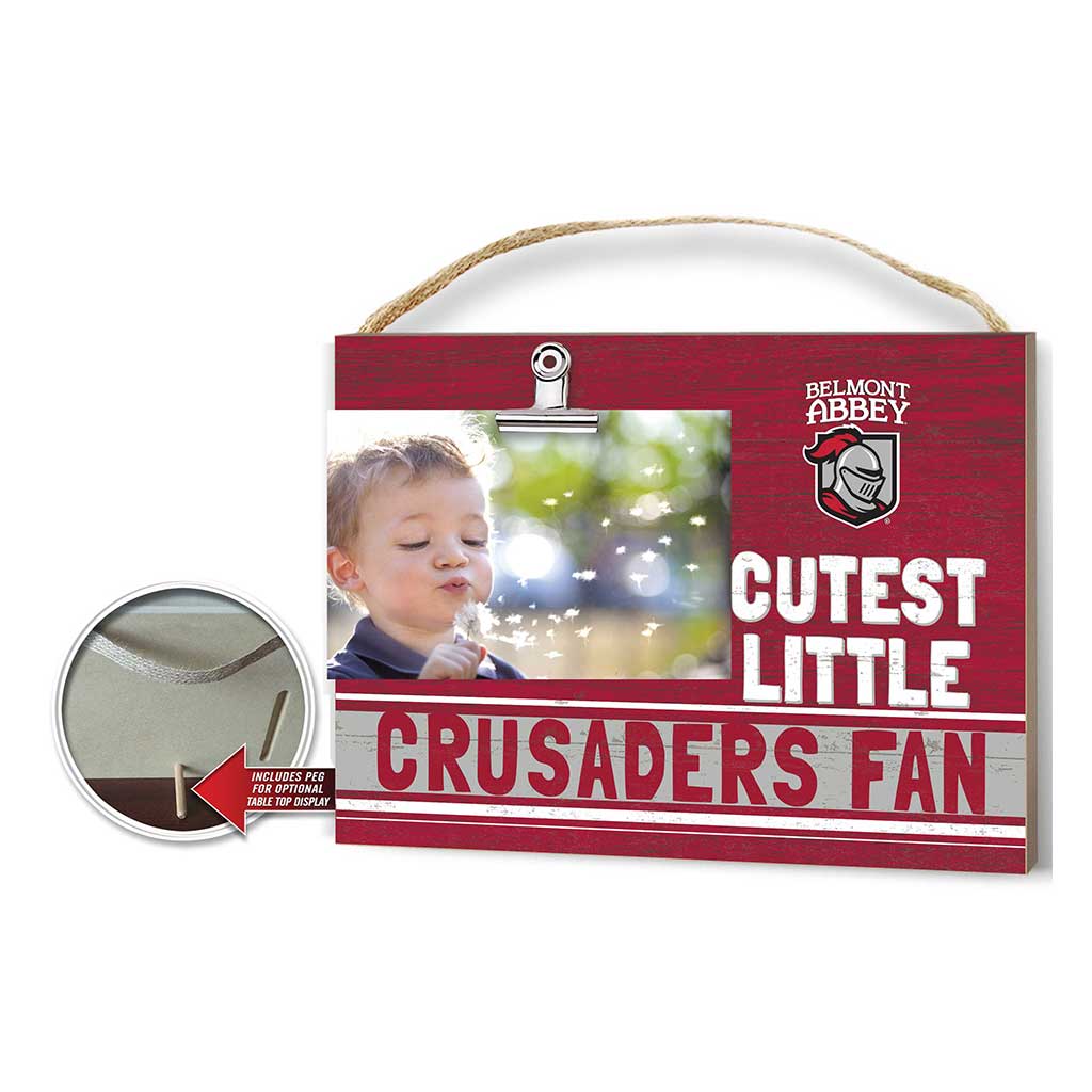 Cutest Little Team Logo Clip Photo Frame Belmont Abbey College CRUSADERS