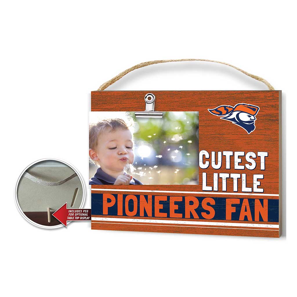 Cutest Little Team Logo Clip Photo Frame Carroll University PIONEERS