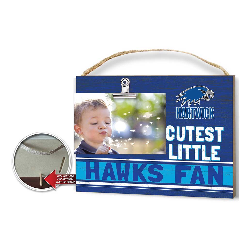 Cutest Little Team Logo Clip Photo Frame Hartwick College HAWKS