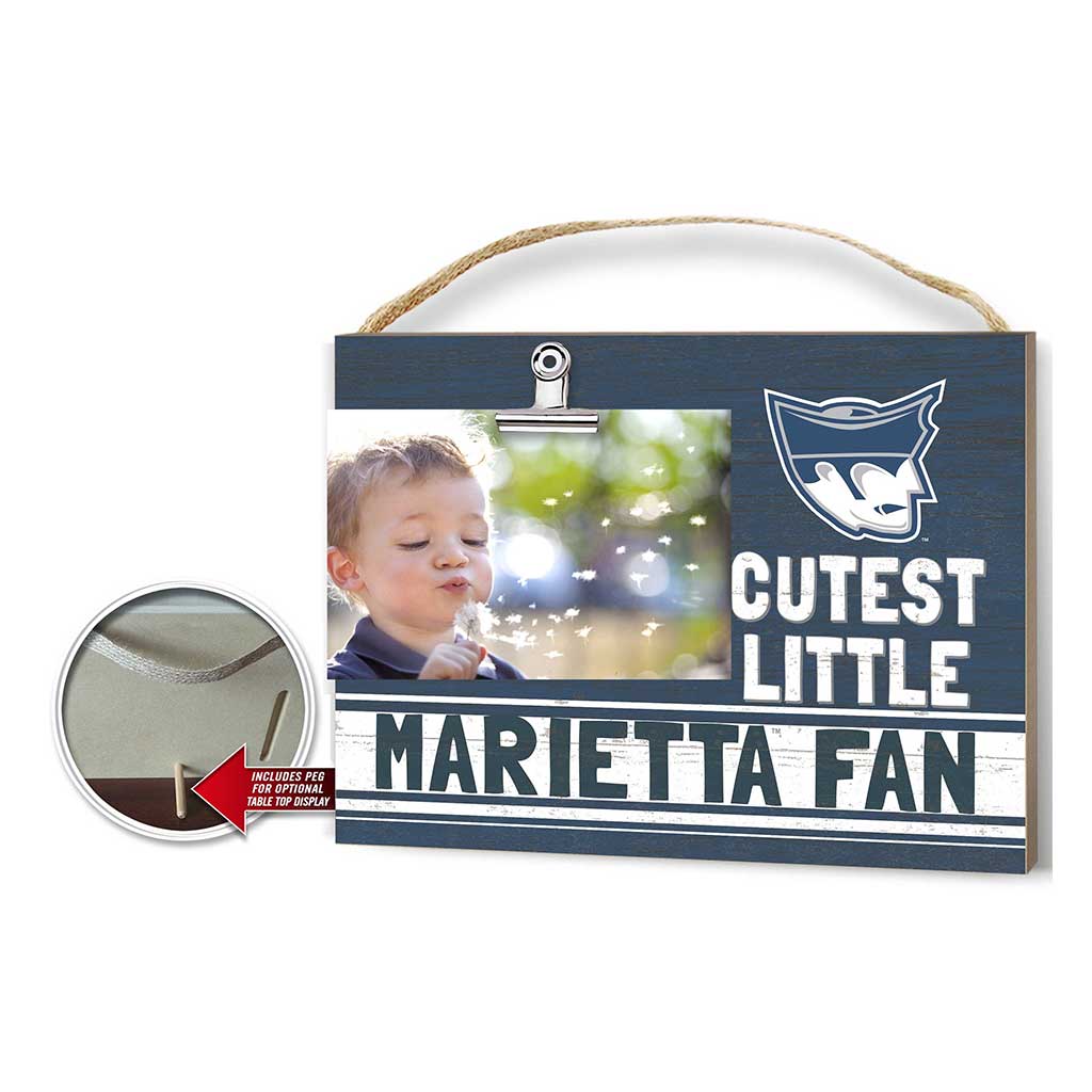 Cutest Little Team Logo Clip Photo Frame Marietta College Pioneers