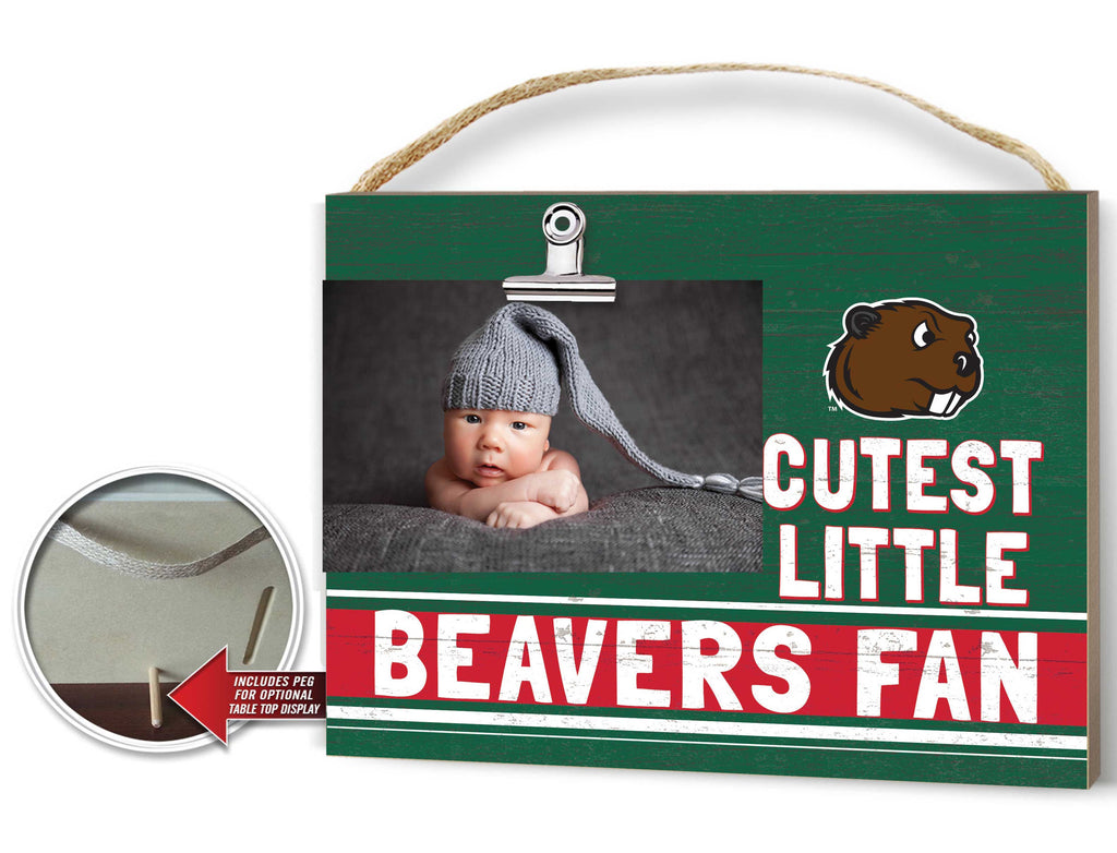 Cutest Little Team Logo Clip Photo Frame Minot State Beavers