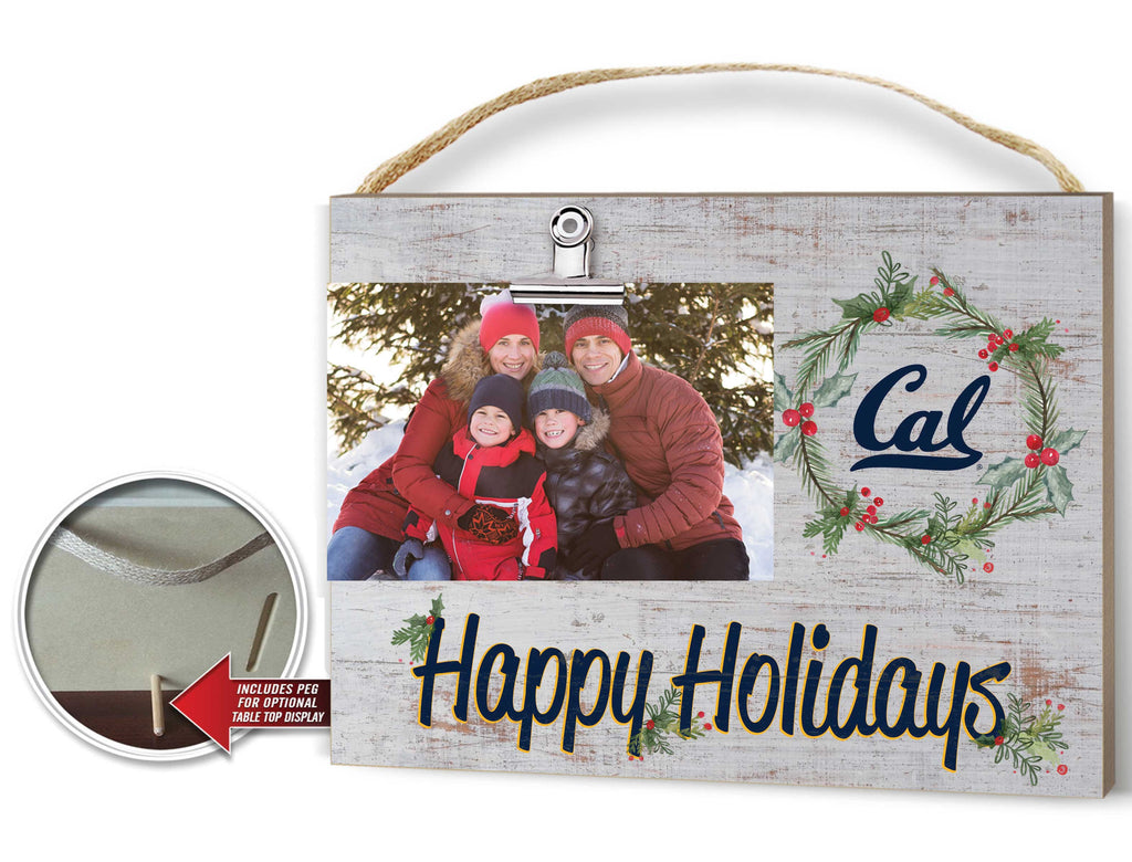 Happy Holidays Clip It Photo Frame California (Berkeley) Golden Bears