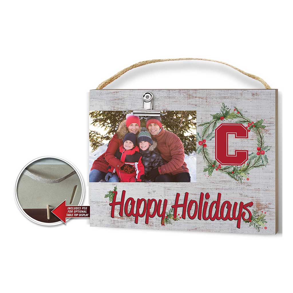 Happy Holidays Clip It Photo Frame Cornell Big Red