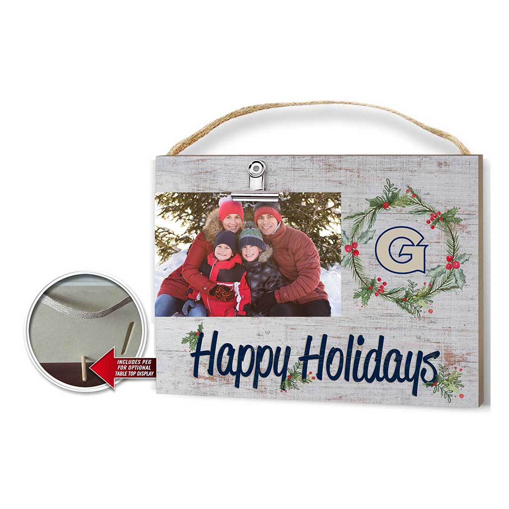 Happy Holidays Clip It Photo Frame Georgetown Hoyas