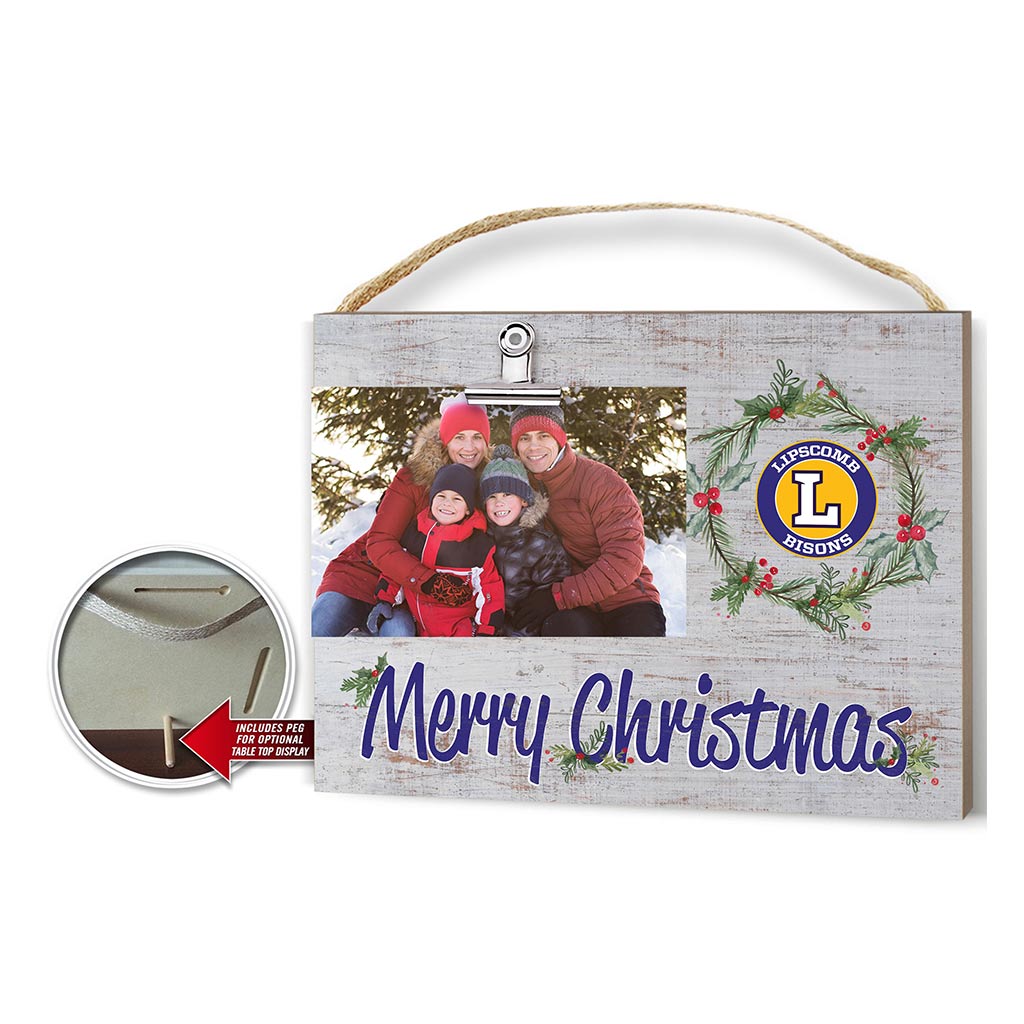 Merry Christmas Clip It Photo Frame Lipscomb University Bisons