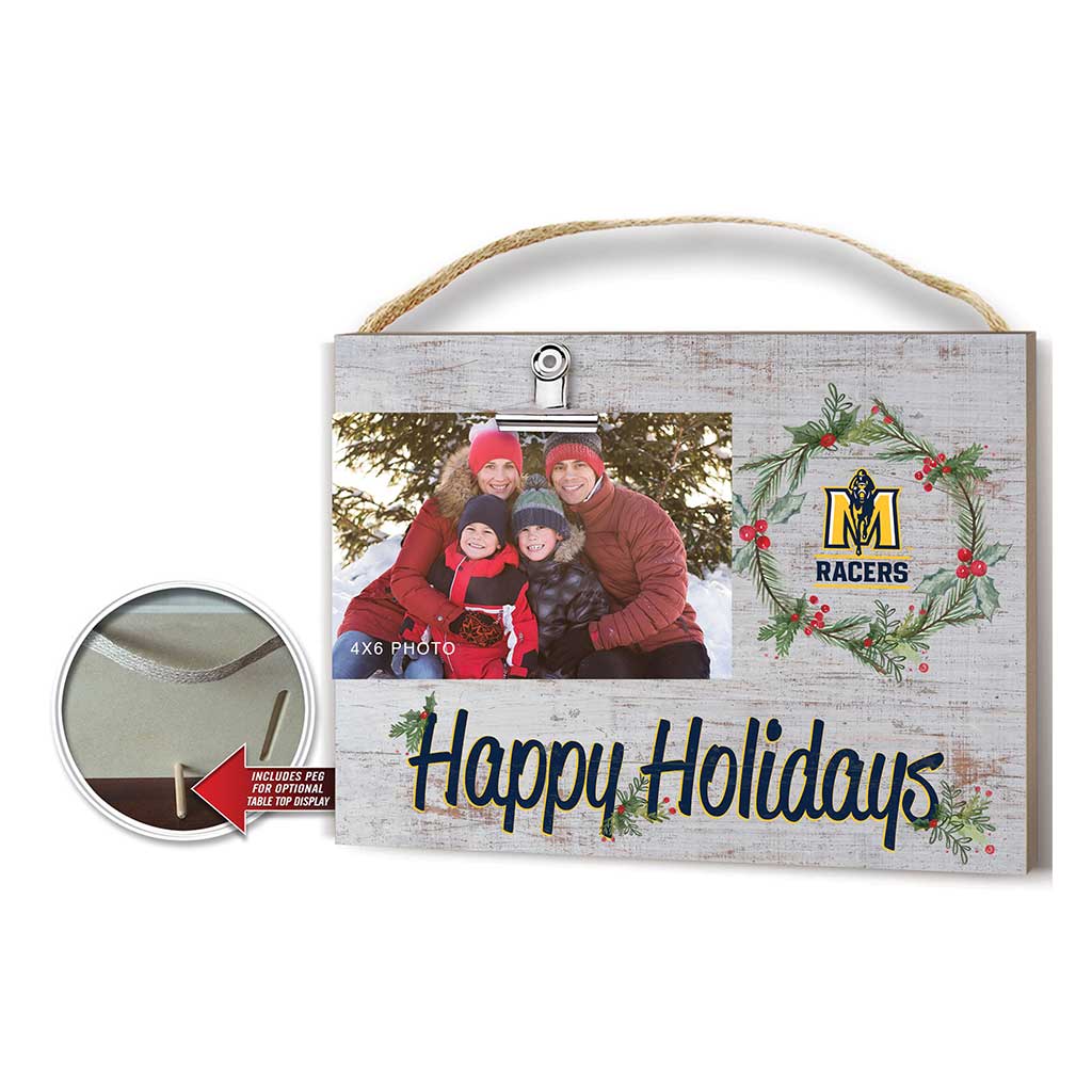 Happy Holidays Clip It Photo Frame Murray State Racers