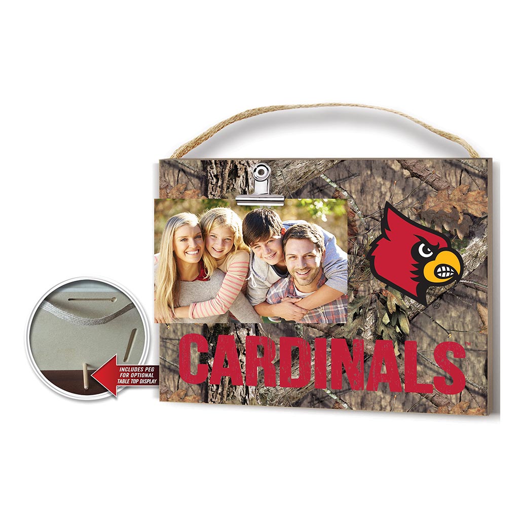 Clip It Mossy Oak With Logo Photo Frame Louisville Cardinals