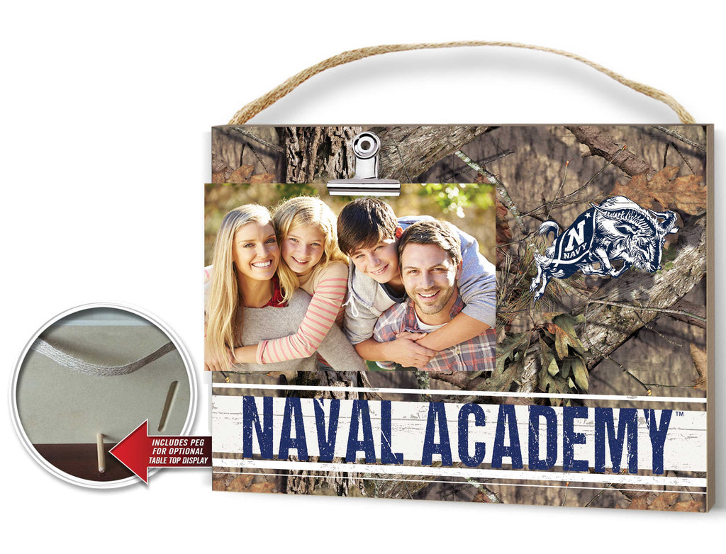 Clip It Mossy Oak With Logo Photo Frame Naval Academy Midshipmen