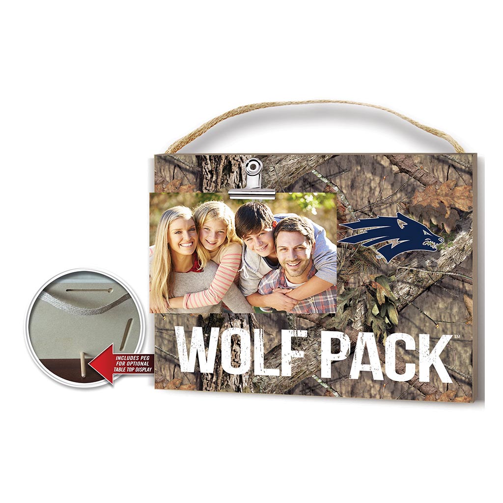 Clip It Mossy Oak With Logo Photo Frame Nevada Wolf Pack